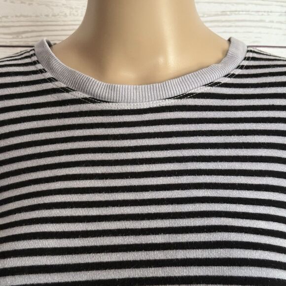 Anthropologie Left Of Center Sweatshirt Striped - Picture 2 of 14